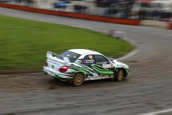 Finałowa rasa tureckiego Mistrzostwa Rallycross — Zdjęcie stockowe