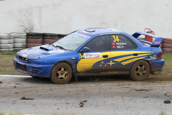 Finałowa rasa tureckiego Mistrzostwa Rallycross — Zdjęcie stockowe