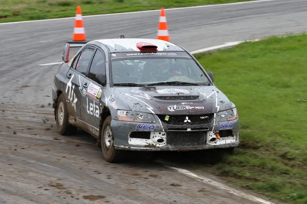 Carrera final del Campeonato Turco de Rallycross — Foto de Stock