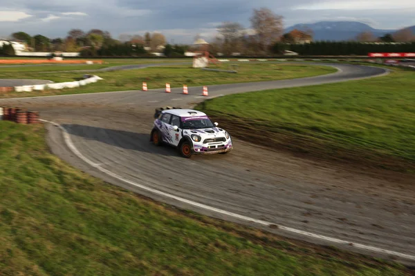 Carrera final del Campeonato Turco de Rallycross — Foto de Stock