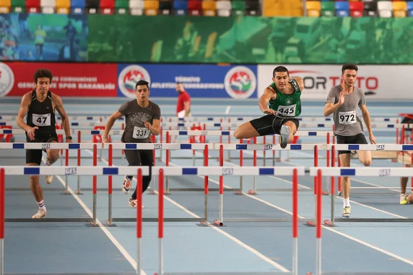 Türkiye Atletizm Federasyonu Olimpiyat eşik kapalı rekabet — Stok fotoğraf