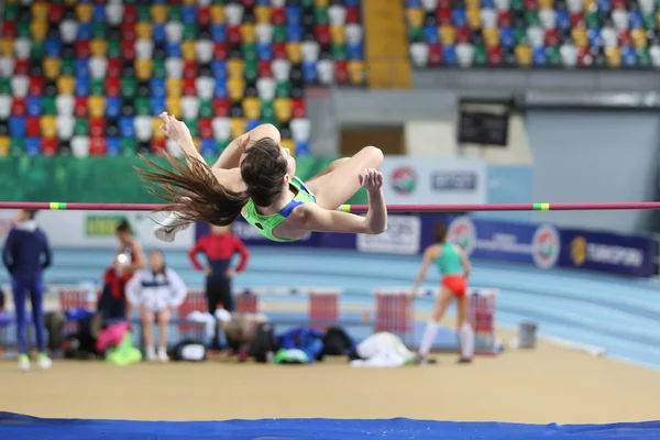 Halowe Mistrzostwa Bałkanów lekkoatletycznych w Stambule — Zdjęcie stockowe