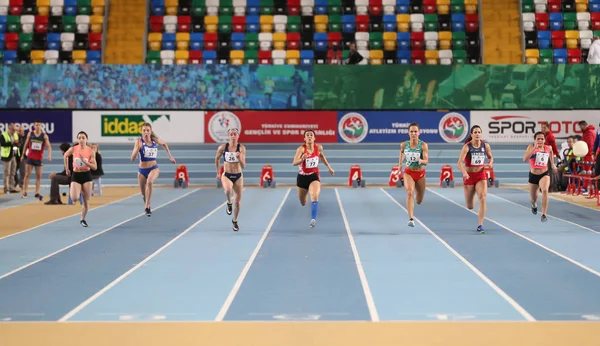 Campionati balcanici di atletica leggera indoor a Istanbul — Foto Stock