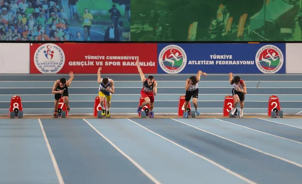 Чемпионат Балканской молодёжной сборной по лёгкой атлетике — стоковое фото