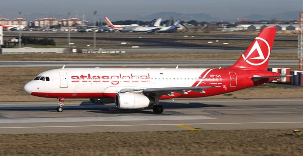 Airplane Takeoff from Airport — Stock Photo, Image