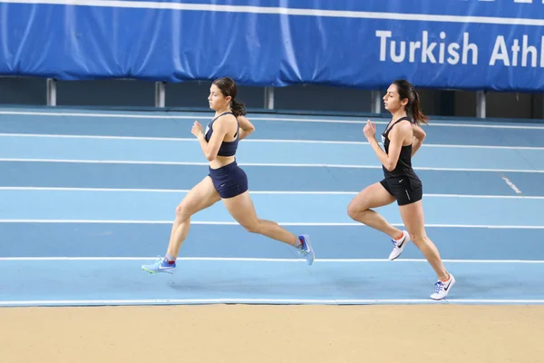 Campeonato Turco de Atletismo Indoor Turco — Fotografia de Stock