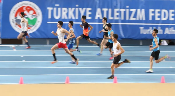 Чемпионат Турции по лёгкой атлетике в помещении — стоковое фото