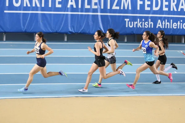 トゥルクセル トルコの屋内陸上競技選手権大会 — ストック写真