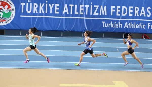 Campeonato Turco de Atletismo Indoor Turco — Fotografia de Stock