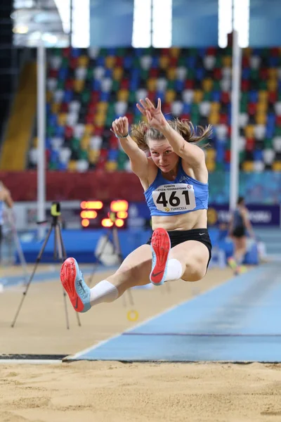 Campeonato Turco de Atletismo Indoor Turco — Fotografia de Stock