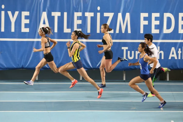 トゥルクセル トルコの屋内陸上競技選手権大会 — ストック写真