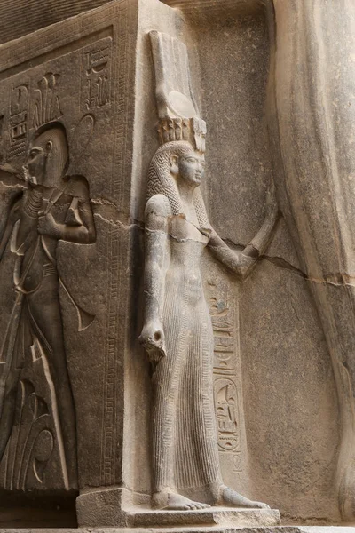 Sculpture in Luxor Temple in Luxor, Egypt — Stock Photo, Image