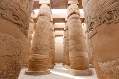 Karnak Tapınağı Hypostyle Salonu Sütunlar, Luxor, Mısır