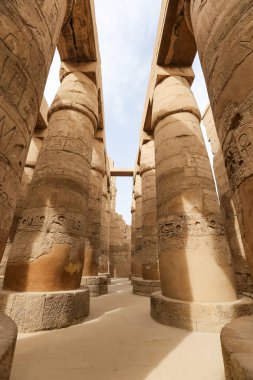 Karnak Tapınağı Hypostyle Salonu Sütunlar, Luxor, Mısır