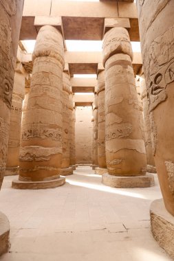 Karnak Tapınağı Hypostyle Salonu Sütunlar, Luxor, Mısır