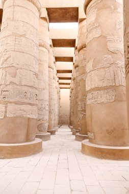 Karnak Tapınağı Hypostyle Salonu Sütunlar, Luxor, Mısır