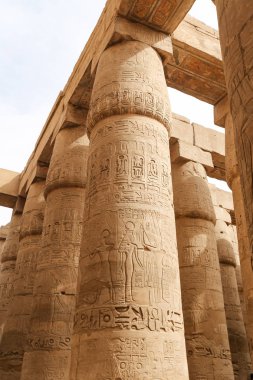 Karnak Tapınağı Hypostyle Salonu Sütunlar, Luxor, Mısır