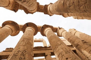 Karnak Tapınağı Hypostyle Salonu Sütunlar, Luxor, Mısır