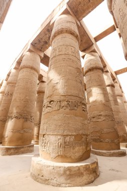 Karnak Tapınağı Hypostyle Salonu Sütunlar, Luxor, Mısır