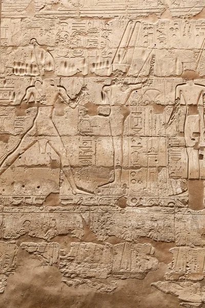 Egyptian Hieroglyphs in Luxor Temple, Luxor, Egypt