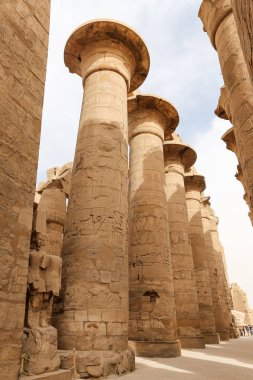 Karnak Tapınağı Hypostyle Salonu Sütunlar, Luxor, Mısır