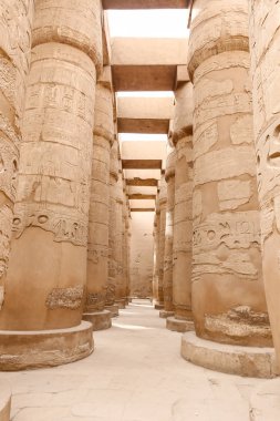 Karnak Tapınağı Hypostyle Salonu Sütunlar, Luxor, Mısır