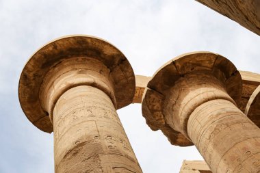 Karnak Tapınağı Hypostyle Salonu Sütunlar, Luxor, Mısır