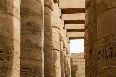 Karnak Tapınağı Hypostyle Salonu Sütunlar, Luxor, Mısır