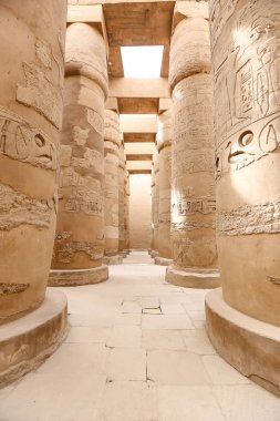 Karnak Tapınağı Hypostyle Salonu Sütunlar, Luxor, Mısır