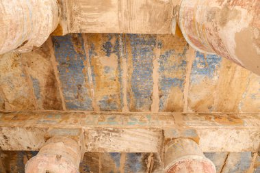 Karnak Tapınağı'nda Hiyeroglifler, Luxor, Mısır