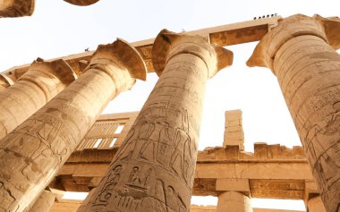 Karnak Tapınağı Hypostyle Salonu Sütunlar, Luxor, Mısır