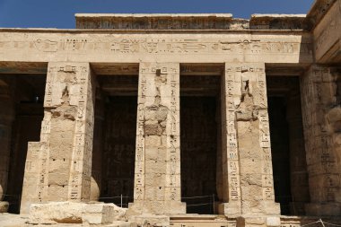 Luksor, Mısır medinet habu Tapınağı