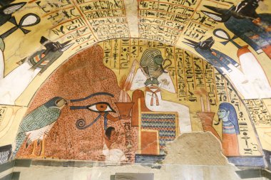 Deir el-Medine Köyü Pashedu Türbesi'nden Manzara, Luxor, Mısır