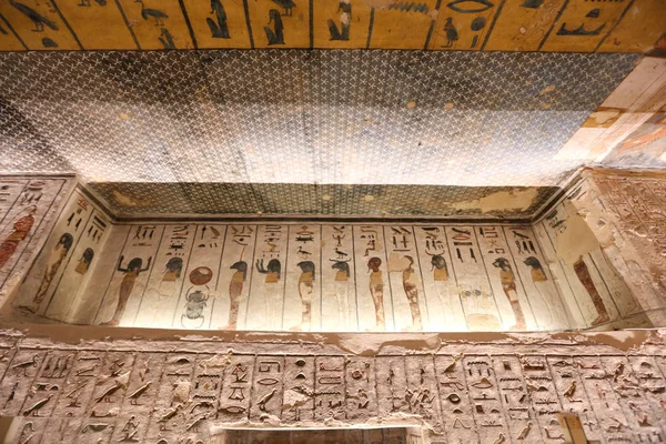 Túmulo no Vale dos Reis, Luxor, Egito — Fotografia de Stock