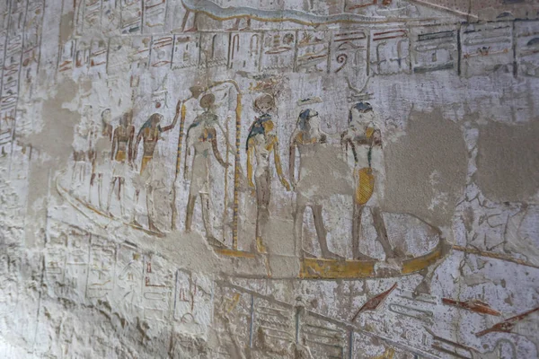 Tumba en Valle de los Reyes, Luxor, Egipto — Foto de Stock