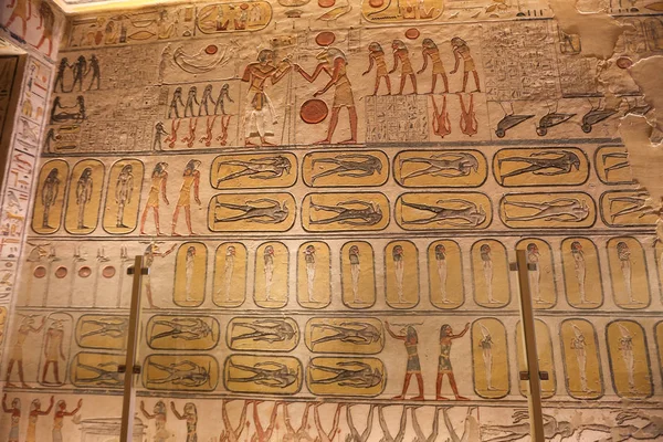 Krallar Vadisi'ndeki Mezar, Luxor, Mısır — Stok fotoğraf