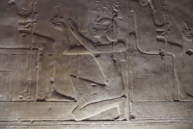 Madfuna, Mısır'daki Abydos Tapınağı'ndan bir sahne