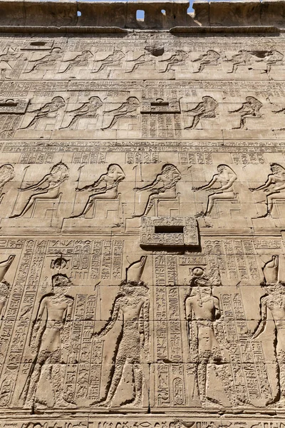 Scen från Edfu-templet i Edfu, Egypten — Stockfoto