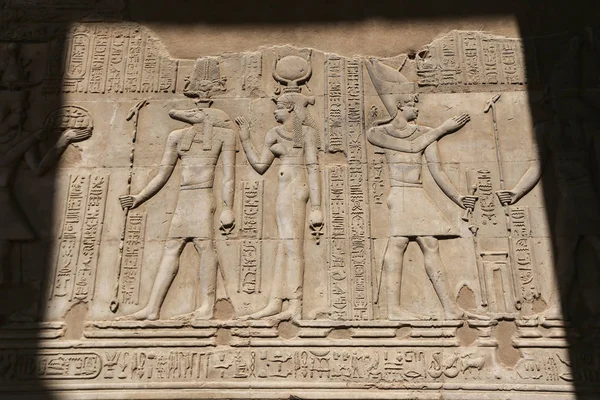 Escena del templo de Kom Ombo en Asuán, Egipto —  Fotos de Stock