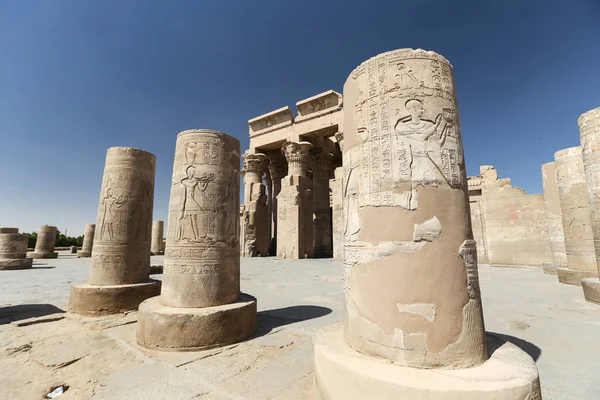 Column in Kom Ombo Temple, Aswan, Egypt — 스톡 사진