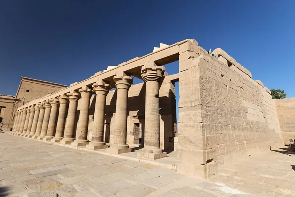 Construção em Philae Temple, Aswan, Egito — Fotografia de Stock