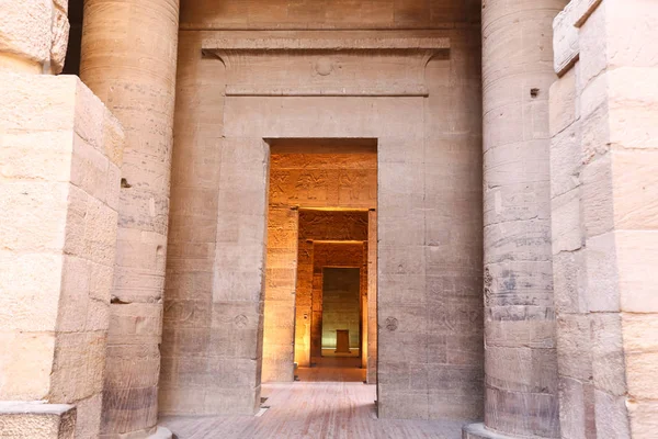 Inside of Philae Temple in Aswan, Egypt — Stock Photo, Image