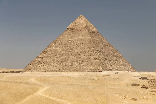 Pyramid of khafre in Giza Pyramid Complex, Kair, Egipt — Zdjęcie stockowe
