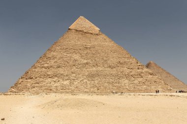 Giza piramit kompleksi 'nde khafre Piramidi, Kahire, Mısır
