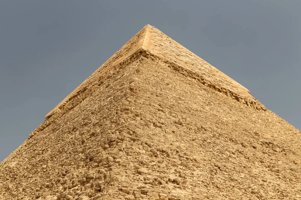 Piramide di Khafre nel complesso della piramide di Giza, Cairo, Egitto — Foto Stock
