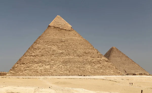 Піраміда Хефрена у комплексі "Гіза піраміда", Каїр, Єгипет — стокове фото