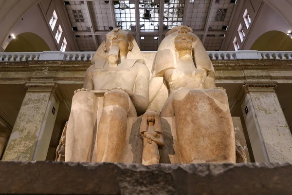 Staue en Museo Egipcio, El Cairo, Egipto — Foto de Stock