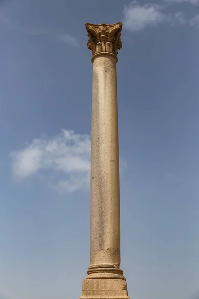 Pompöse Säule in Alexandria, Ägypten — Stockfoto