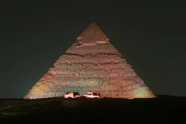 Pyramid av Khafre i Kairo, Egypten — Stockfoto