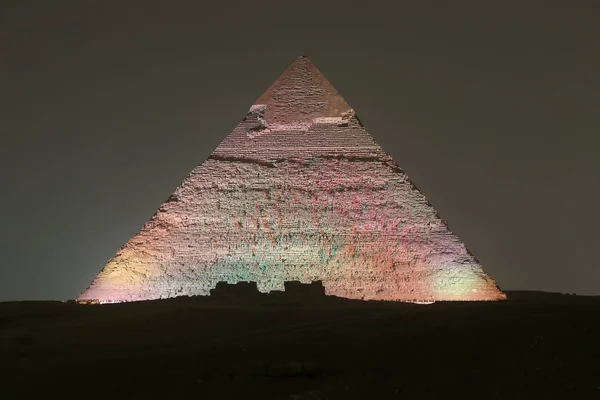 Pyramid av Khafre i Kairo, Egypten — Stockfoto